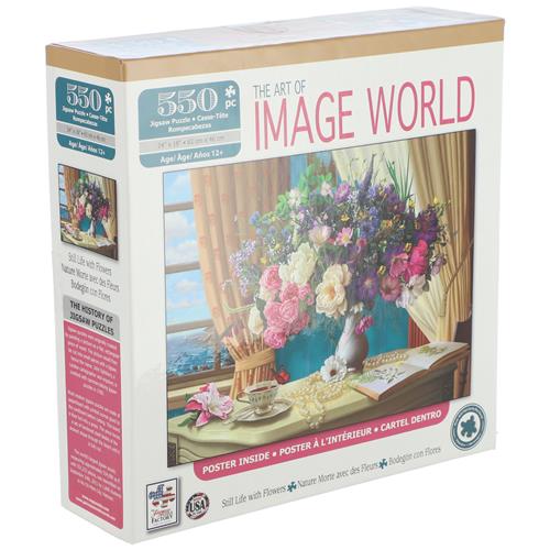 Wholesale 550 PC. STILL LIFE WITH FLOWERS PUZZLE