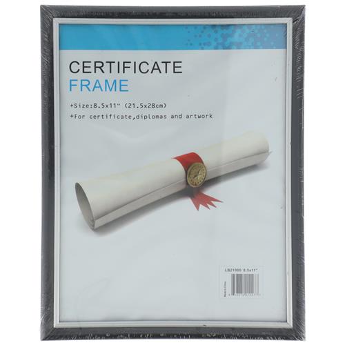Wholesale ZDOCUMENT FRAME 8.5x11'' SILVER TRIM GLW