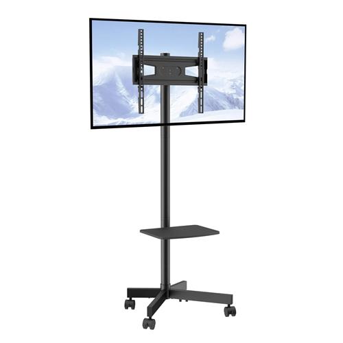 Wholesale VEVOR 23-60'' MOBILE TV STAND ADJUSTABLE HEIGHT WITH AV TRAY & WHEELS