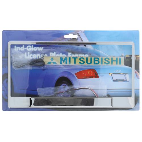 Wholesale MITSUBISHI LED GLOW CHROME LICENSE FRAME