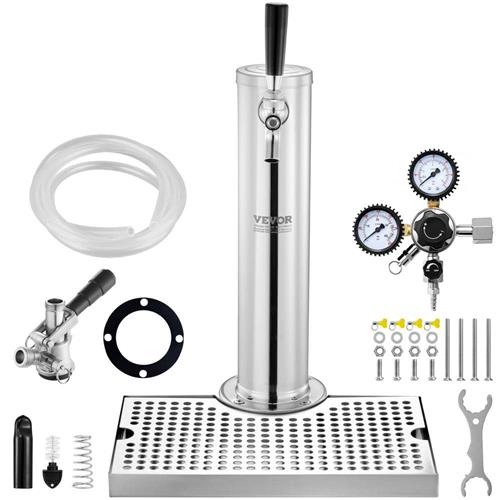 Wholesale VEVOR KEGERATOR TOWER DISPENSER SINGLE TAP BEER CONVERSION KIT WITH DUAL GUAGE