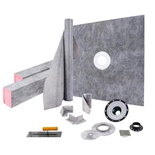 Wholesale VEVOR 48 X 48'' SHOWER KIT TRAY WITH CURB OVERLAY & LINER
