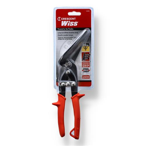 12 Long Straight Cut Tin Snips