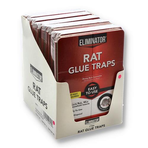 Wholesale ELIMINATOR 2PK NO BAIT RAT GLUE TRAPS (NO AMAZON SALES)