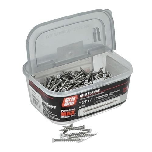 Wholesale GRIP-RITE 1LB 1-5/8'' x 7 305 STAINLESS TRIM NAILS WHITE