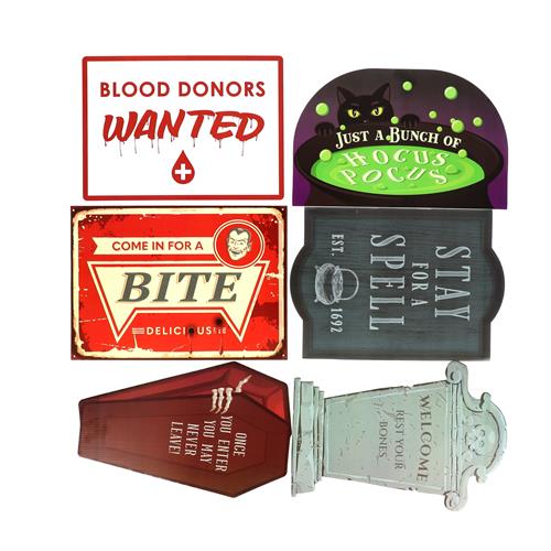 Wholesale HAUTLOOOK 6pk 14x10" FREINDLY YARD SIGNS