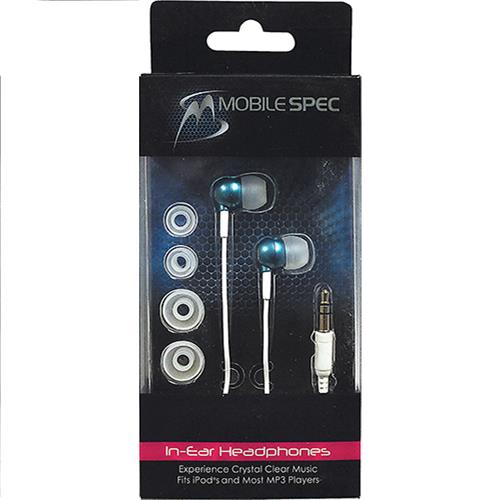 Wholesale MobileSpec Blue In-Ear Earbuds