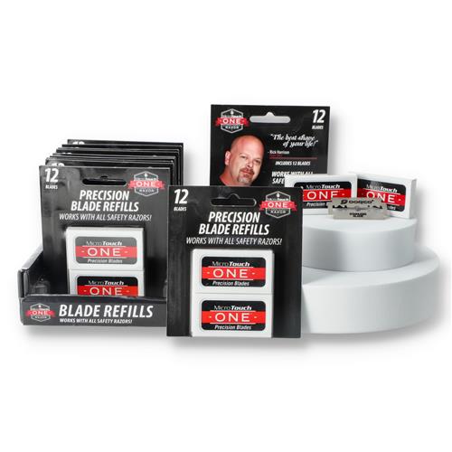 Wholesale PERCISION BLADE REFILLS 12 BLADES WORKS WITH ALL SAFETY RAZORS