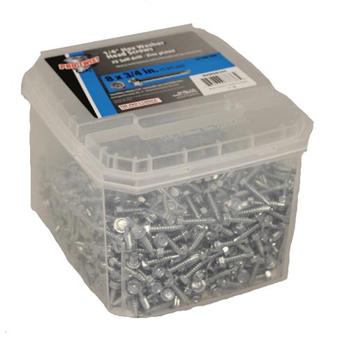 Wholesale PRO-TWIST 5LB 1/4'' #8x3/4'' HEX WASHER HEAD SCREWS #2 SELF DRILLING