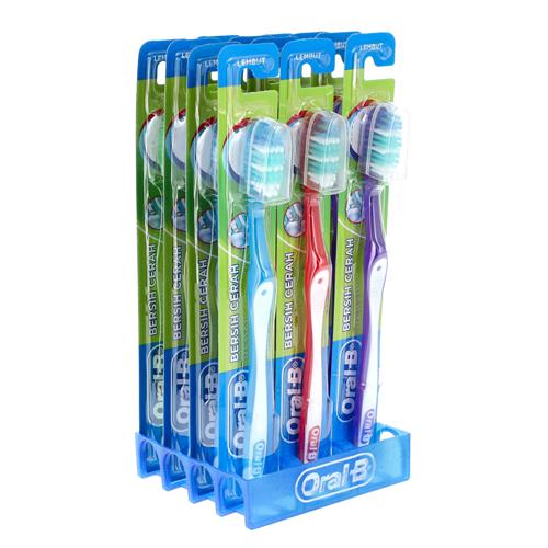 Wholesale ORAL-B SHINYCLEAN TOOTHBRUSH SOFT BRISTLES