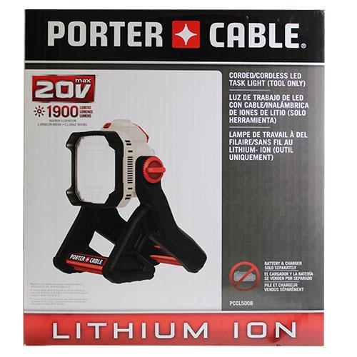 Wholesale ZPORTER CABLE 20V LED WORK LIGHT TOOL ONLY NO ONLINE SALES