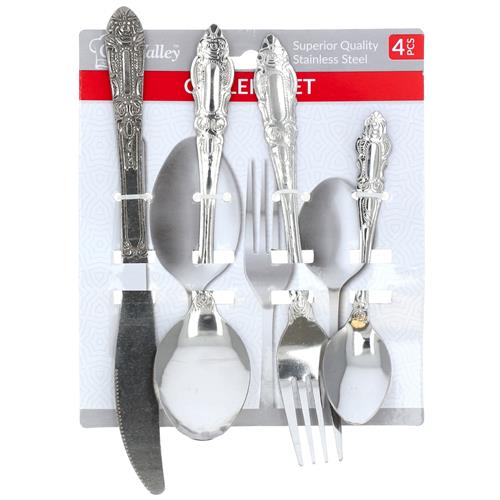 Wholesale 4pc STAINLESS CUTLERY SET