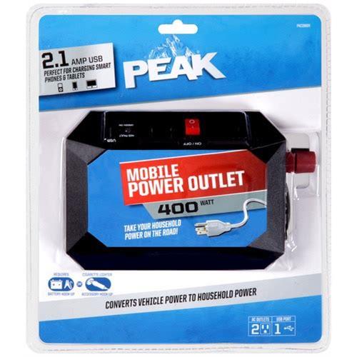 Wholesale ZPEAK 400w POWER INVERTER 2 AC & 1 USB OUTLETS