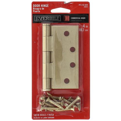 Wholesale Z4'' BRASS DOOR HINGE & SCREWS COMMERCIAL GRADE GLW