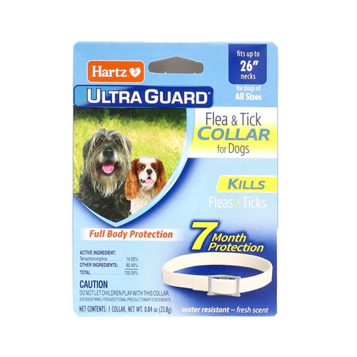 Wholesale HARTZ .84OZ ULTRA GUARD FLEA & TICK COLLAR FITS UP TO 26'' NECKS