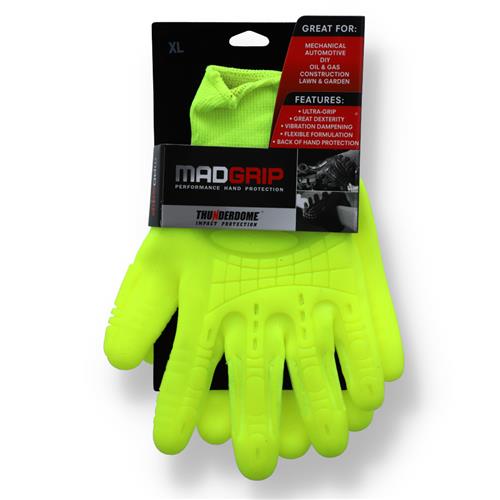 Wholesale THUNDERDOME IMPACT GLOVE HIVIZ YELLOW XLARGE GLW