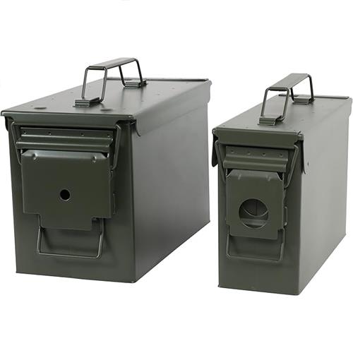 Wholesale ZREDNECK CONVENT 2pc METAL AMMO CAN SET .30 & .50 CALIBER