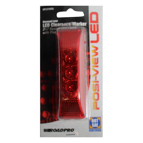 Wholesale LED CLEARANCE MARKER 3-3/4" SEALED RED