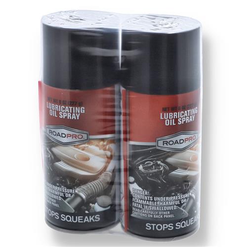 Wholesale Z2PK 8OZ LUBRICATING OIL SPRAY ROADPRO