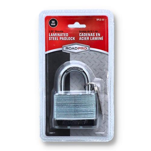 Wholesale ROAD PRO 50mm LAMINATED STEEL PADLOCK