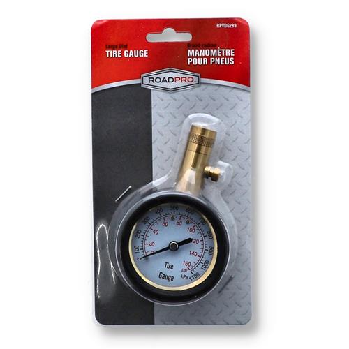 Wholesale ROADPRO LARGE TIRE GAUGE 0-160 PSI