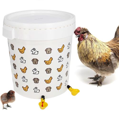 Wholesale ZRURAL365 8.5 GALLON CHICKEN WATERING BUKET WITH 2 CUPS