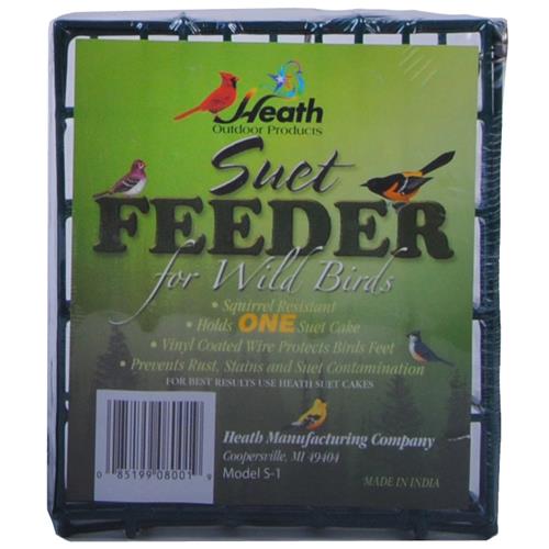 Wholesale Heath Classic Suet Feeder 4.7" x 5.2" x1.7" GLW