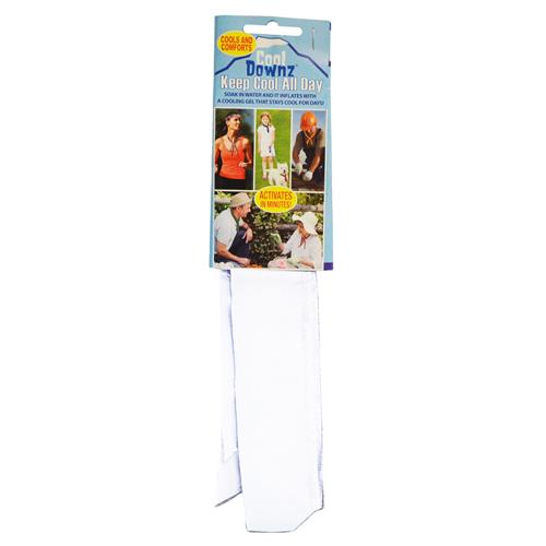 Wholesale ZCool Downz Neck-Cooling Wrap singles - White