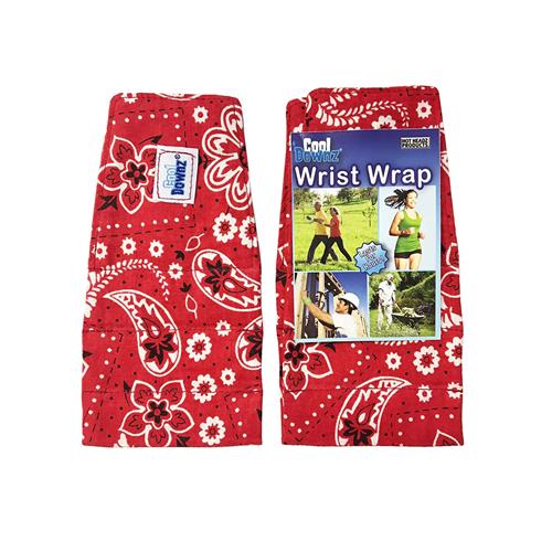 Wholesale ZCool Downz Wrist Wrap - Red Paisley