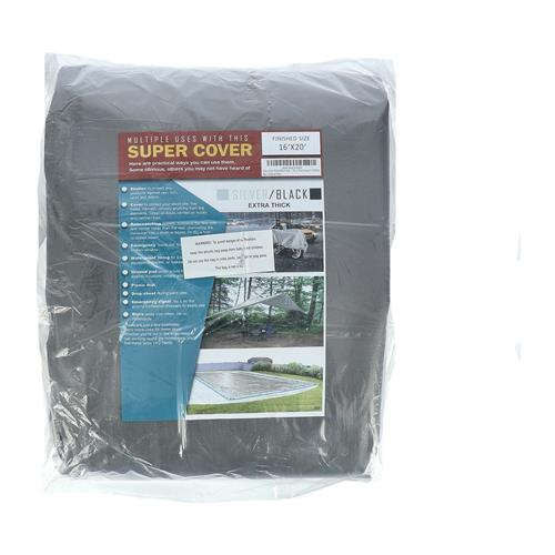 Wholesale TARP SILVER/BLACK 320FT² 20 MIL