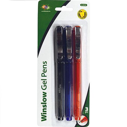 Wholesale Gel Pen 3 Colors Black, Blue and Red