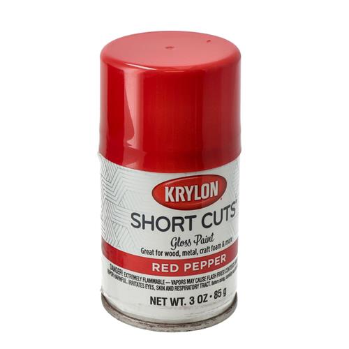 Wholesale KRYLON 3OZ SHORT CUTS GLOSS PAINT RED PEPPER SPRAY PAINT