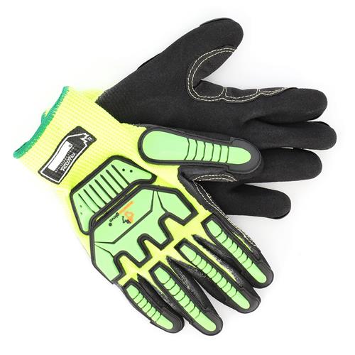 Wholesale ANTI IMPACT GLOVE, HIGH VIS, COATED PALM X-LARGE