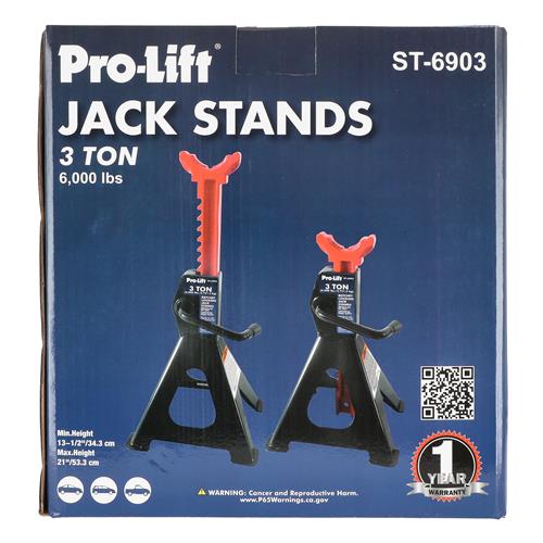 Wholesale PRO-LIFT 3 TON JACK STAND ENG/FR/SP