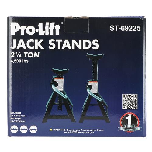 Wholesale PRO-LIFT 2-1/4 TON JACK STANDS ENG/FR/SP