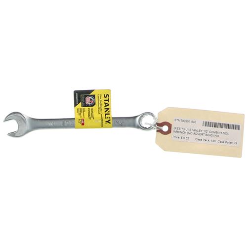 Wholesale zSTANLEY 1/2'' COMBINATION WRENCH (NO ADVERTISING-NO AMZON-INTERNET SALES)