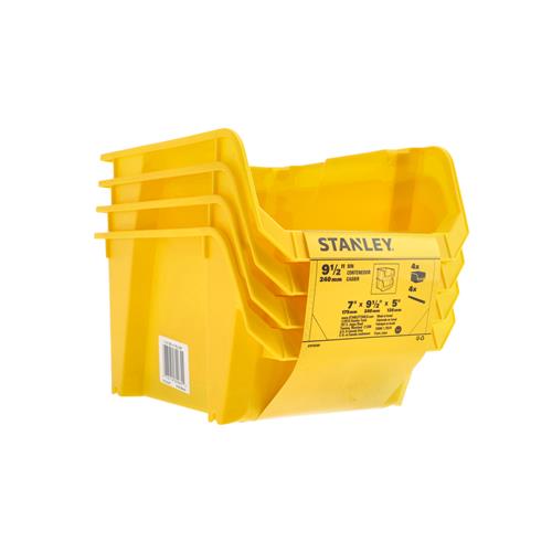Wholesale ZSTANLEY 4PK 7x9-1/2x5'' STACKABLE STORAGE BINS (NO ADVERTISING-NO ONLINE SALES)