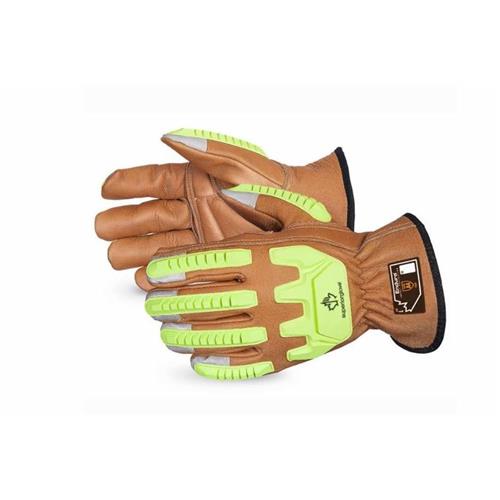 Wholesale ZLEATHER IMPACT GLOVE OILBLOC XS KEVLAR LINED