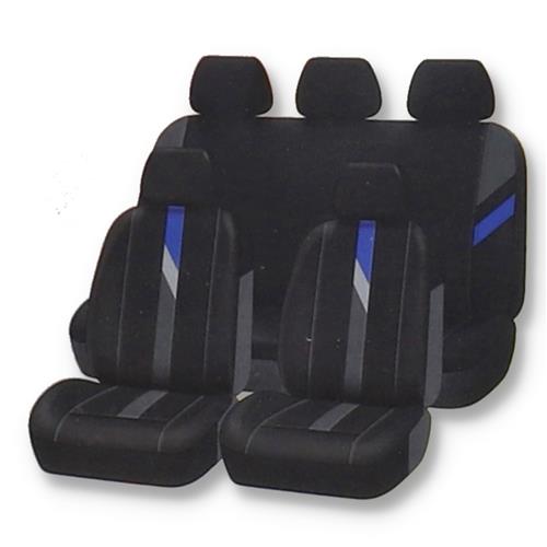 Wholesale UNIVERSAL CLOTH SEAT COVER SET -BLUE