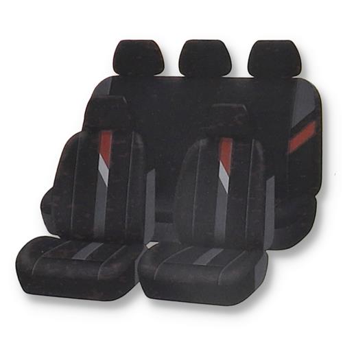 Wholesale UNIVERSAL CLOTH SEAT COVER SET -BURGUNDY