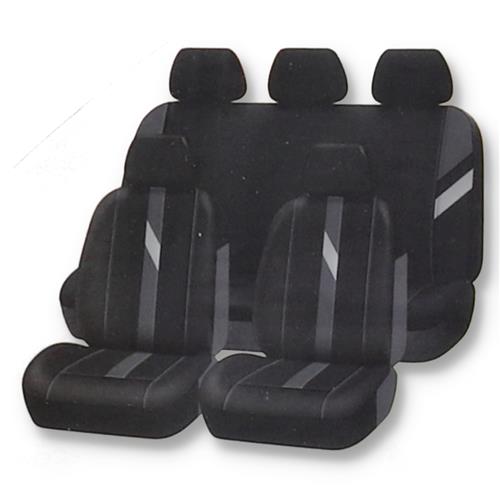 Wholesale UNIVERSAL CLOTH SEAT COVER SET -GRAY