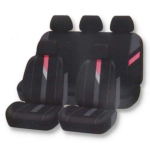 Wholesale UNIVERSAL CLOTH SEAT COVER SET -PINK