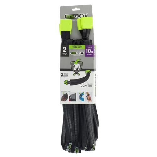 Wholesale TWISTED GOAT 2PK 10' INDUSTRIAL TWIST TIE