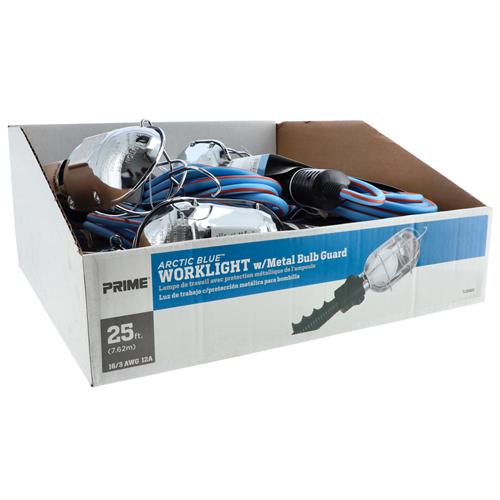 Wholesale Z25' 16/3 METAL WORKLIGHT ARCTIC BLUE CORD