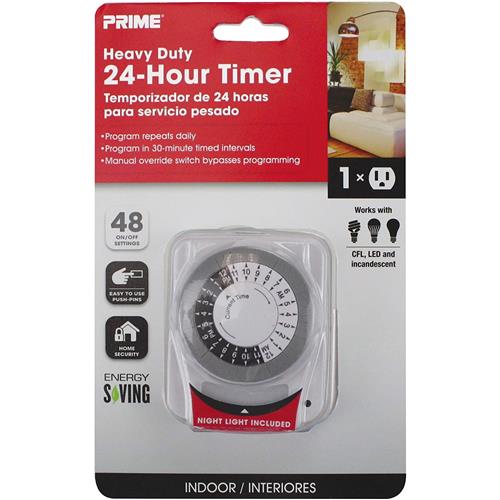 Wholesale z24 HOUR TIMER WITH SWITCH & NIGHT LIGHT
