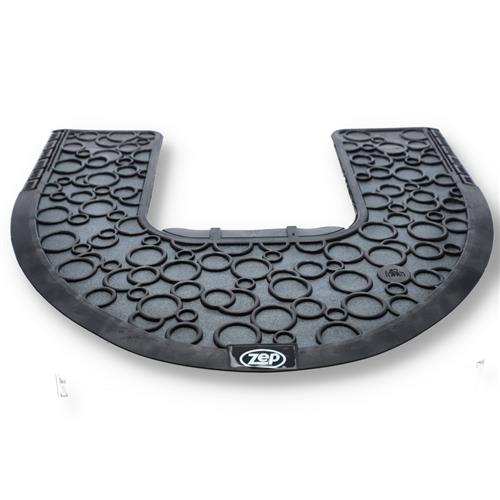 Wholesale BLACK RUBBER COMMODE MAT 22x22''