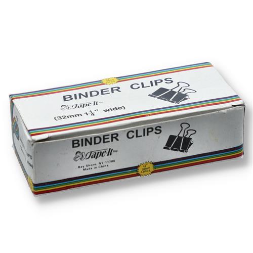 Wholesale 12PC 1-1/4'' BINDER CLIPS
