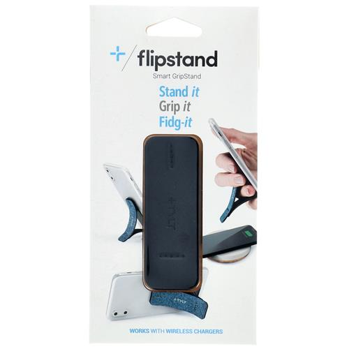 Wholesale UNIVERSAL FLIPSTAND SMART GRIPSTAND BLACK LEATHER