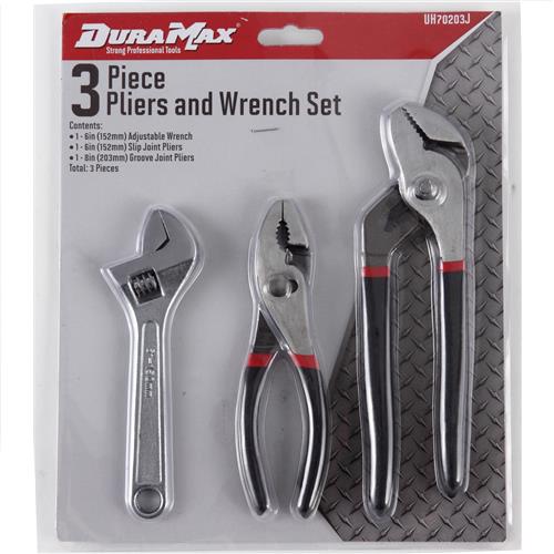 Wholesale Z3pc PLIER & ADJUSTABLE WRENCH SET GLW