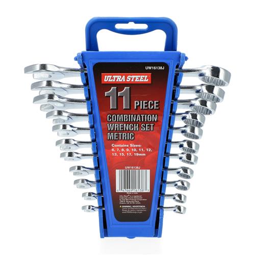 Wholesale ULTRASTEEL 11PC MM COMBINATION WRENCH SET (SHELF PULL)-NO ADVERTISING OR INTERNE